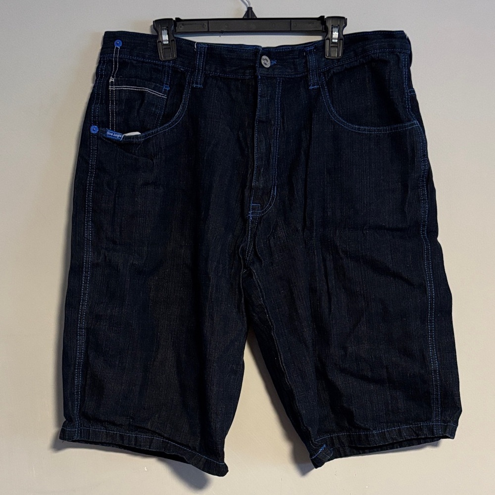 Vintage Y2K Men's 5ive Jungle Denim Shorts Sz. 42